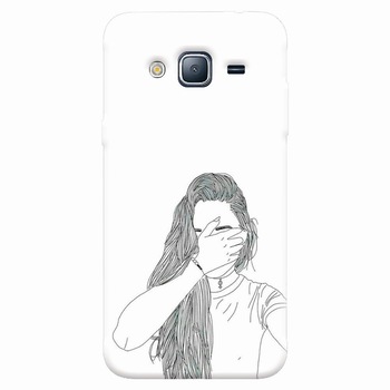 Husa silicon pentru Samsung Galaxy J7 2015, Dont Look Husa silicon pentru Samsung Galaxy J7 2015, Dont Look