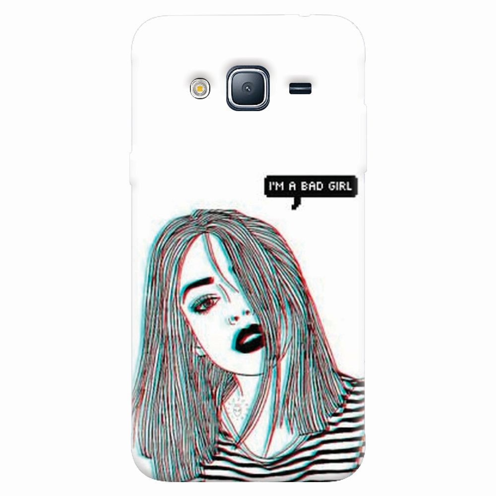 Husa silicon pentru Samsung Galaxy J7 2015, Im A Bad Girl