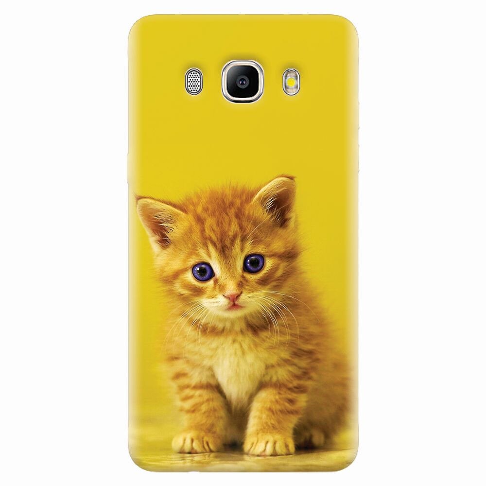 Husa silicon pentru Samsung Galaxy J7 2016, Baby Kitten