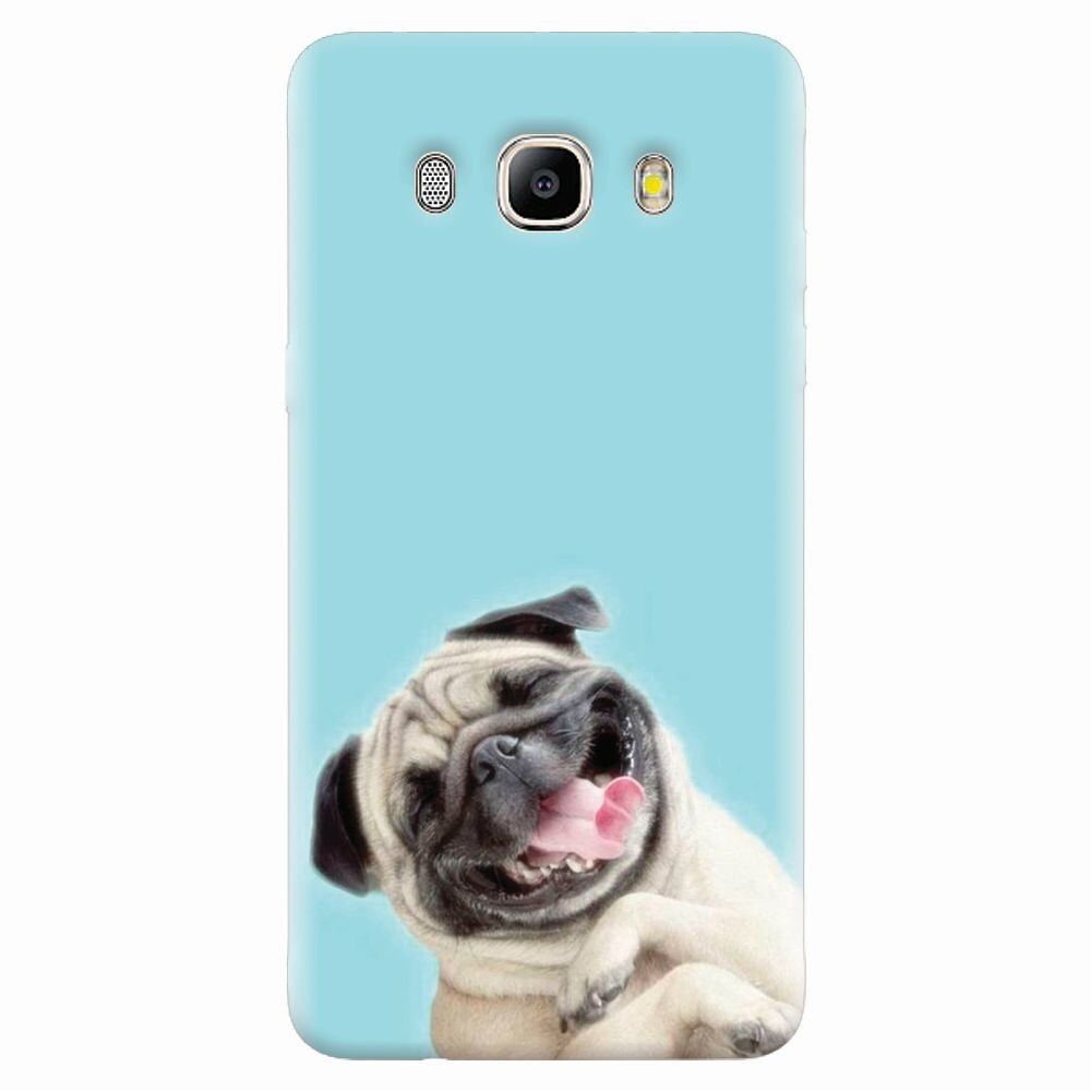 Husa silicon pentru Samsung Galaxy J7 2016, Happy Dog