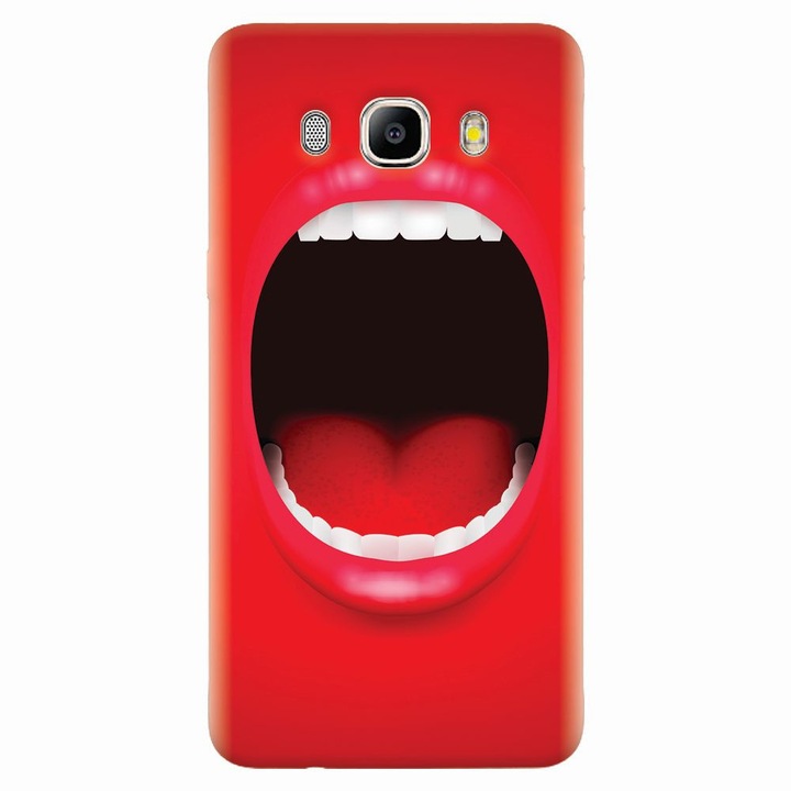 Husa silicon pentru Samsung Galaxy J7 2016, Big Mouth