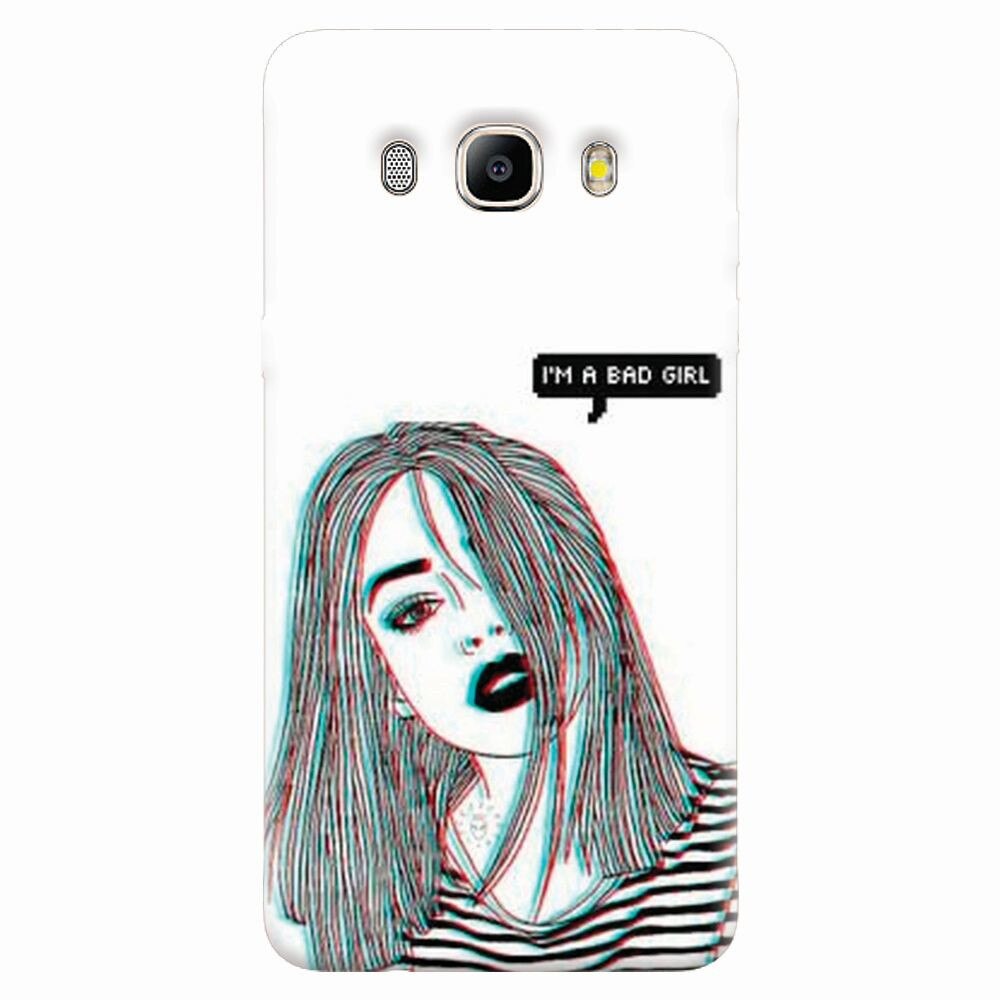 Husa silicon pentru Samsung Galaxy J7 2016, Im A Bad Girl