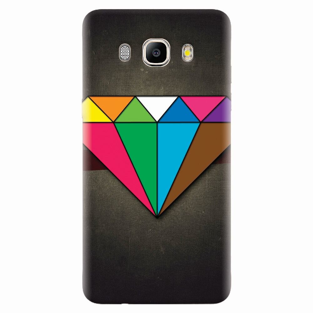 Husa silicon pentru Samsung Galaxy J7 2016, Colorful Diamond
