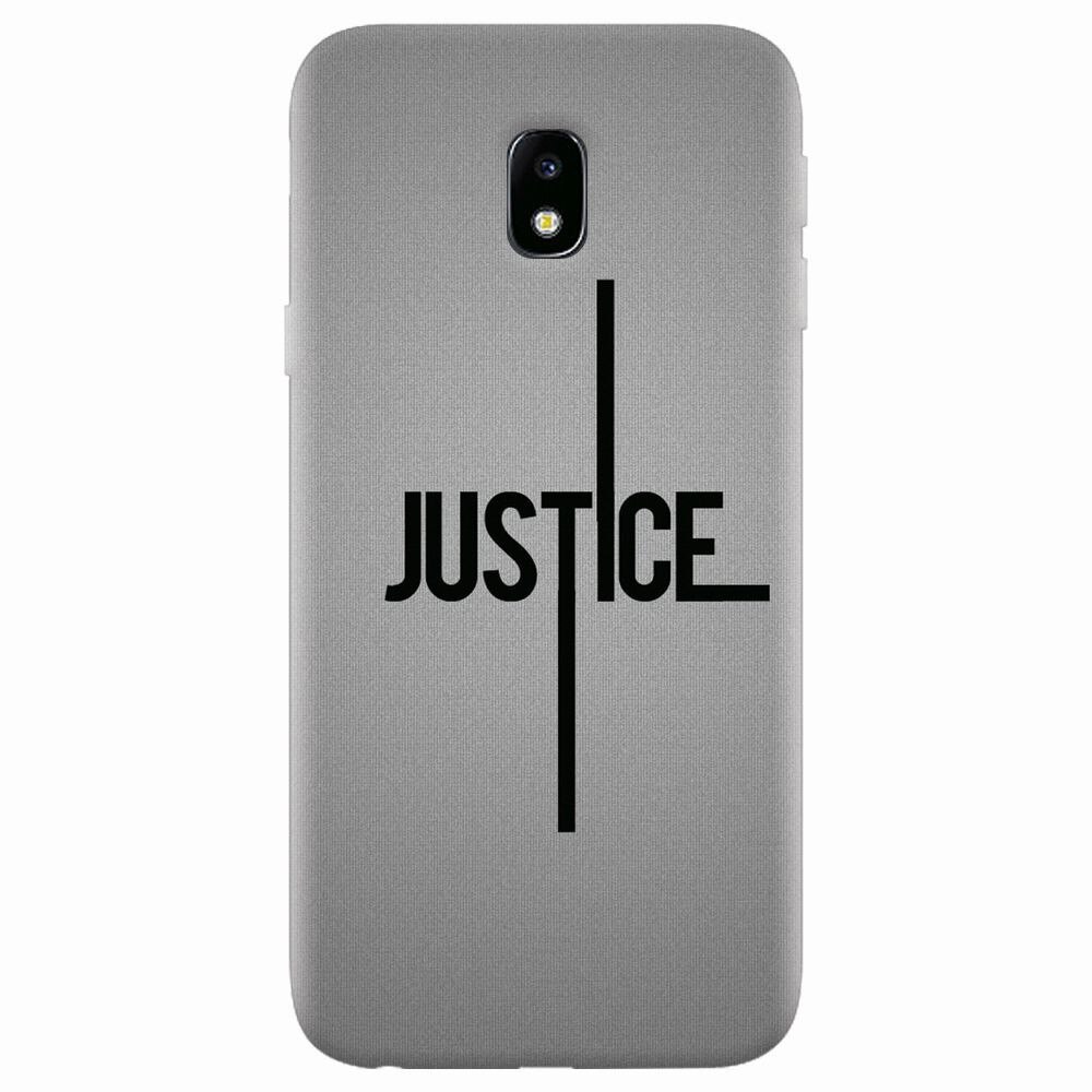 Husa silicon pentru Samsung Galaxy J7 2017, Amir Justice Minimalistic Nubheebuccus Text