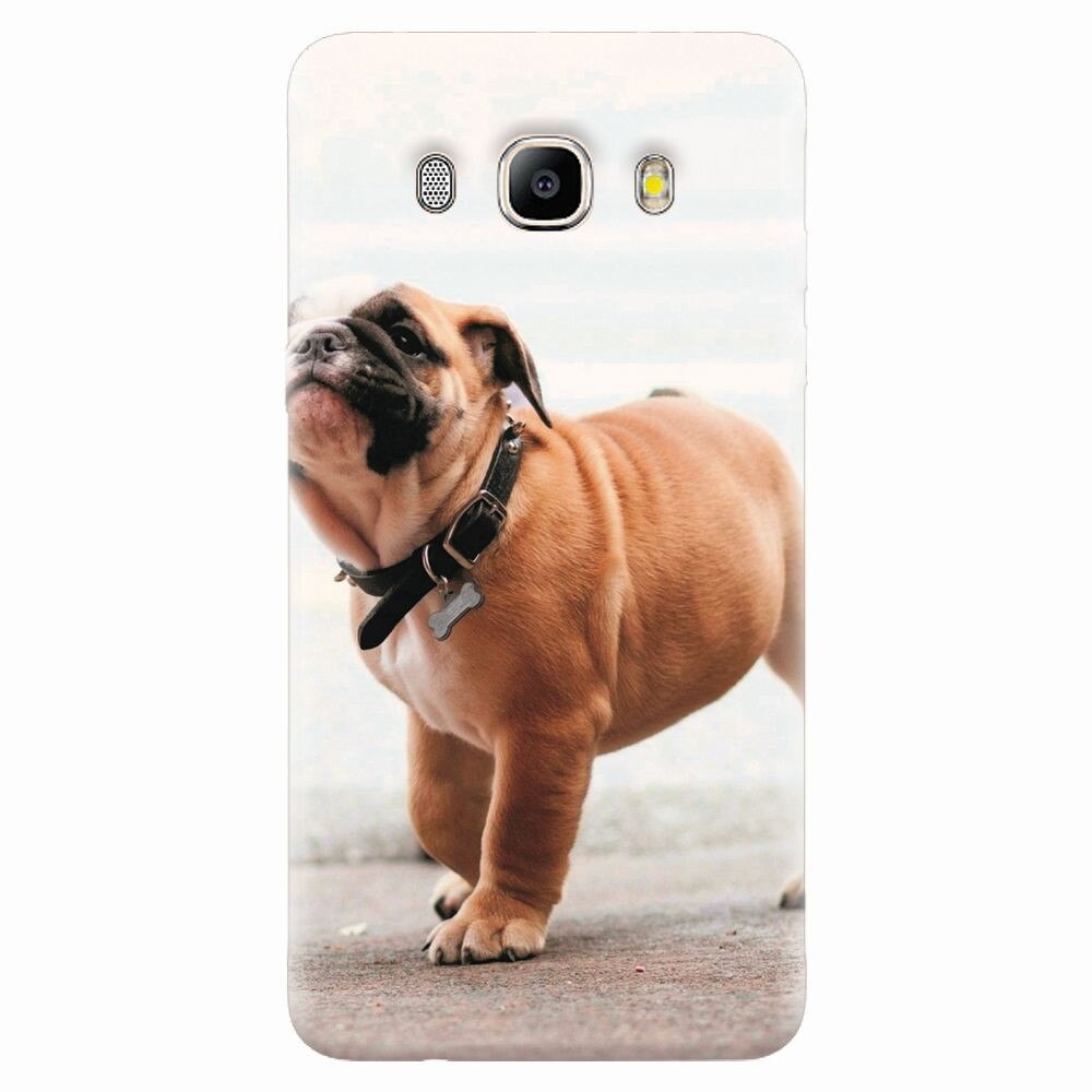 Husa silicon pentru Samsung Galaxy J7 2016, Little Dog Puppy Animal