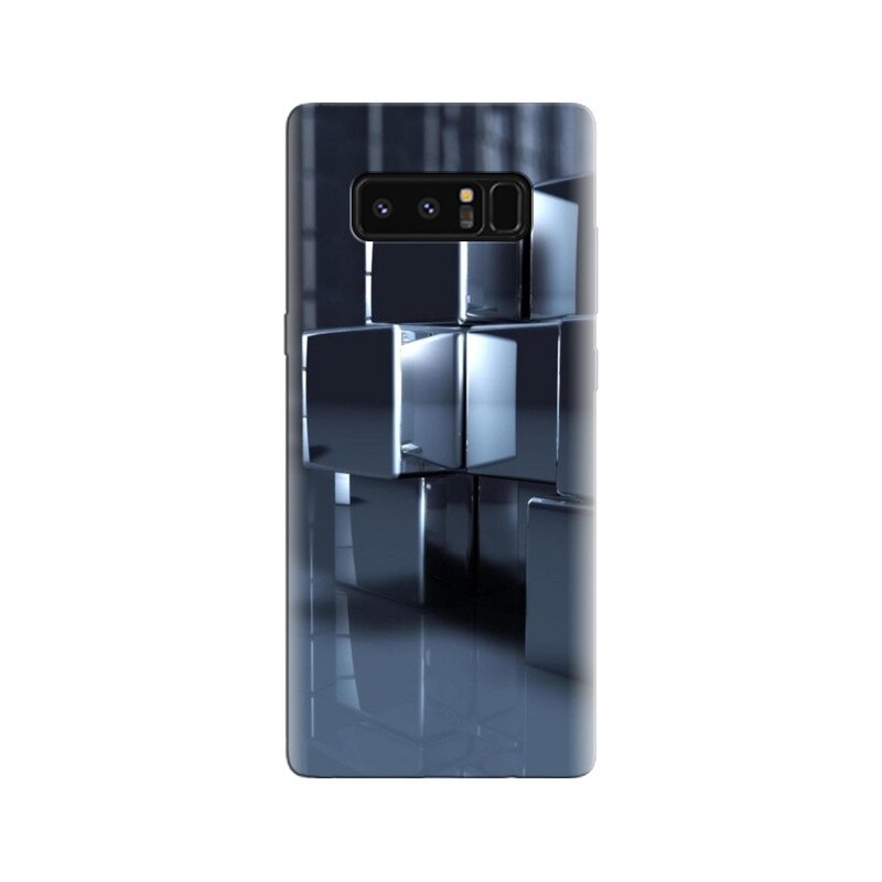 Husa Samsung Note 8 Hd Abstract Cubes
