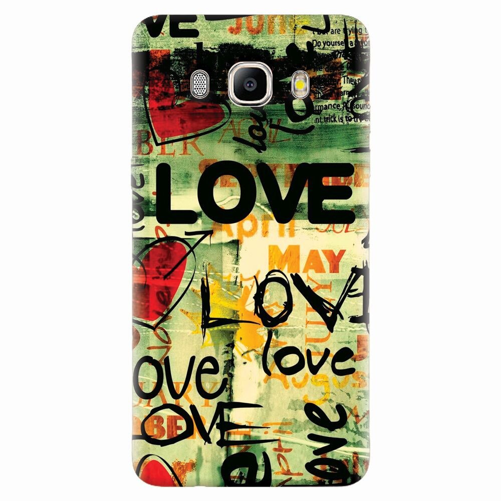 Husa silicon pentru Samsung Galaxy J7 2016, Love Artwork