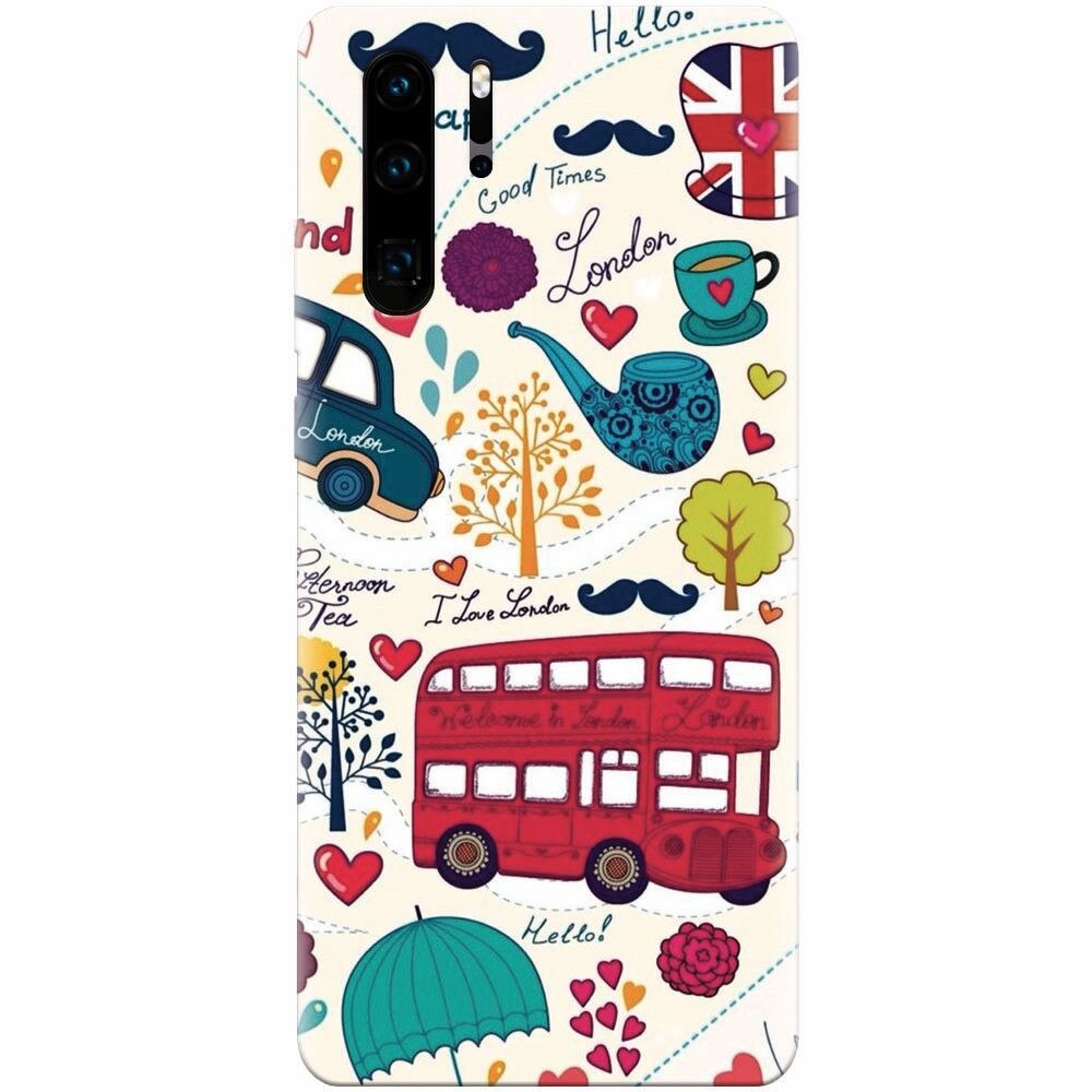 Husa silicon pentru Huawei P30 Pro, Welcome In London