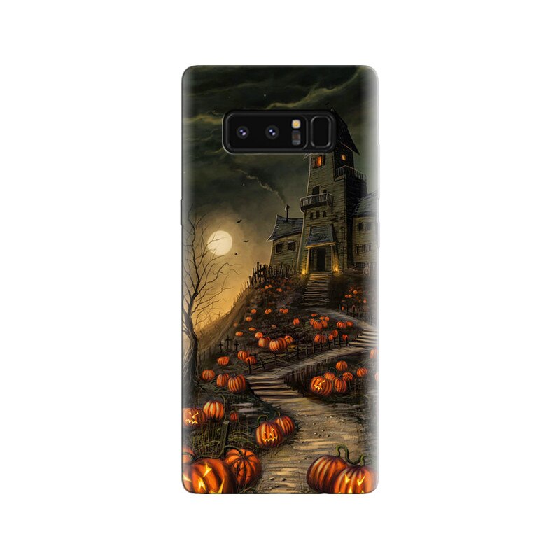 Husa Samsung Note 8 Halloween Haunted House Pumpkin