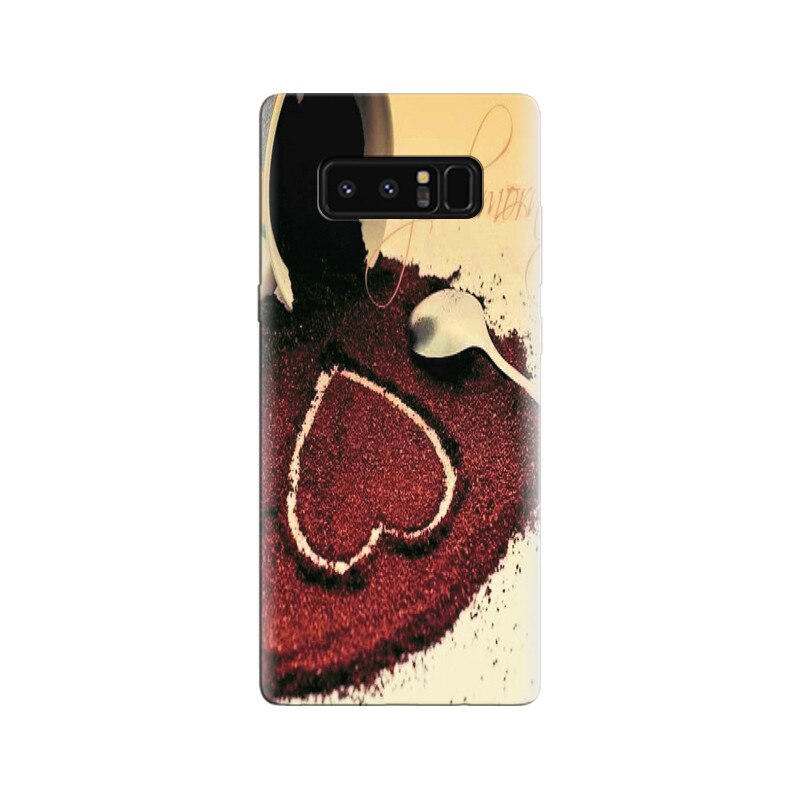 Husa Samsung Note 8 Heart Shape Coffee At Morning