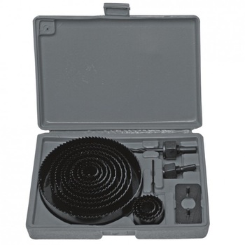 Set 12 carote pentru lemn, rigips, plastic, 19-127mm, Dedra Set 12 carote pentru lemn, rigips, plastic, 19-127mm, Dedra