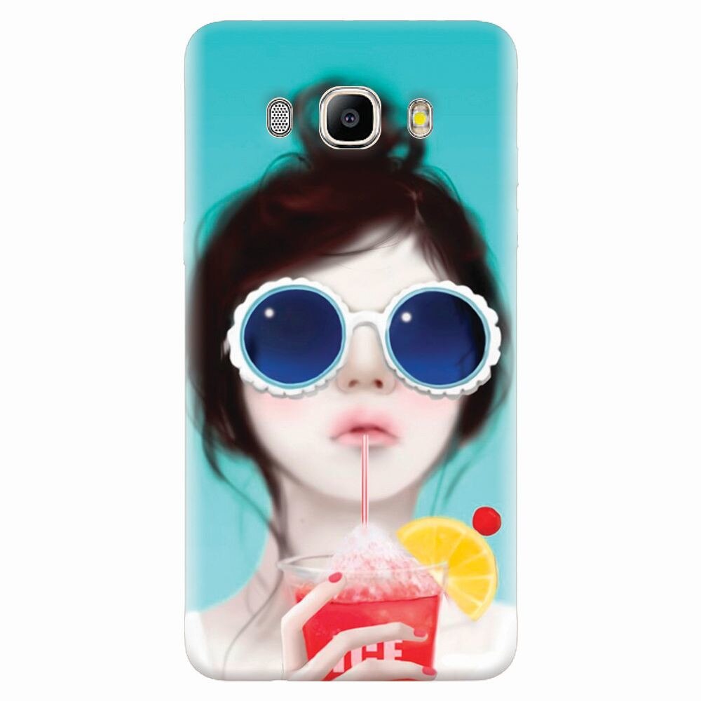 Husa silicon pentru Samsung Galaxy J7 2016, Cute Girly 001