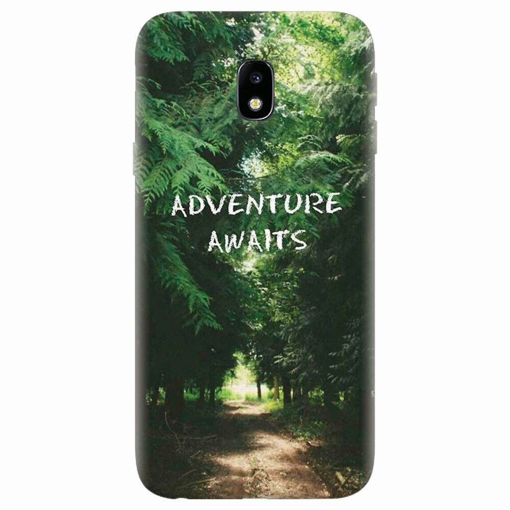 Husa silicon pentru Samsung Galaxy J7 2017, Adventure Awaits Forest