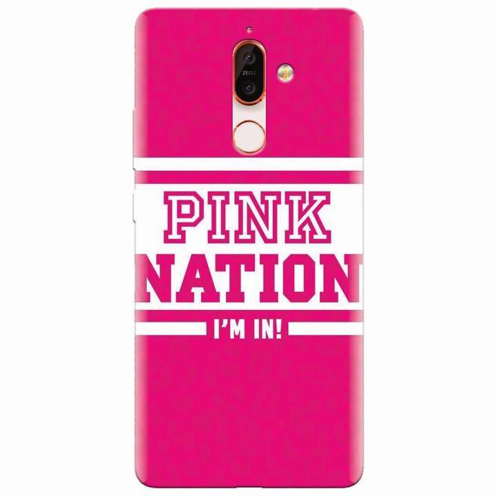 Силиконов кейс за Nokia 7 Plus, Pink Nation