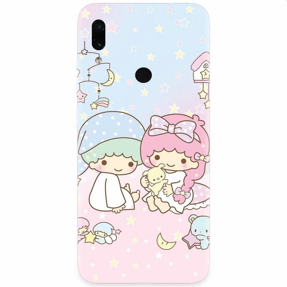 Husa silicon pentru Xiaomi Redmi Note 7, Little Twins