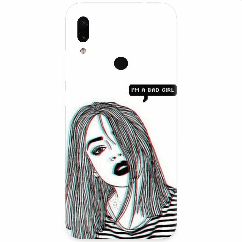 Husa silicon pentru Xiaomi Redmi Note 7, Im A Bad Girl