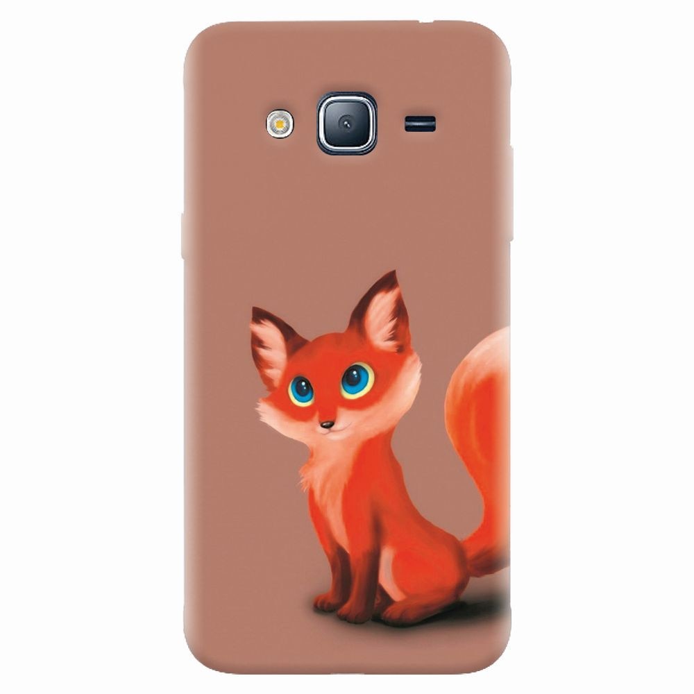Husa silicon pentru Samsung Galaxy J7 2015, Fox Cartoon Animal And