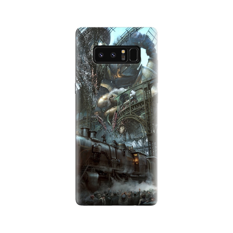 Husa Samsung Note 8 Steampunk Train Station Titan