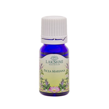 Ulei esential de molid negru ( picea mariana ), Lakshmi, 10 ml, pentru persoanele obosite si fara energie Ulei esential de molid negru ( picea mariana ), Lakshmi, 10 ml, pentru persoanele obosite si fara energie