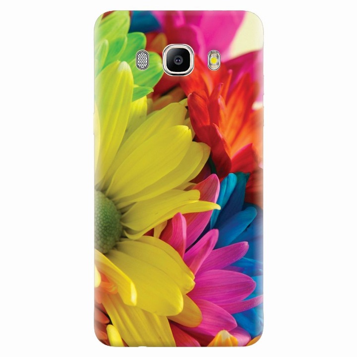 Husa silicon pentru Samsung Galaxy J7 2016, Flower