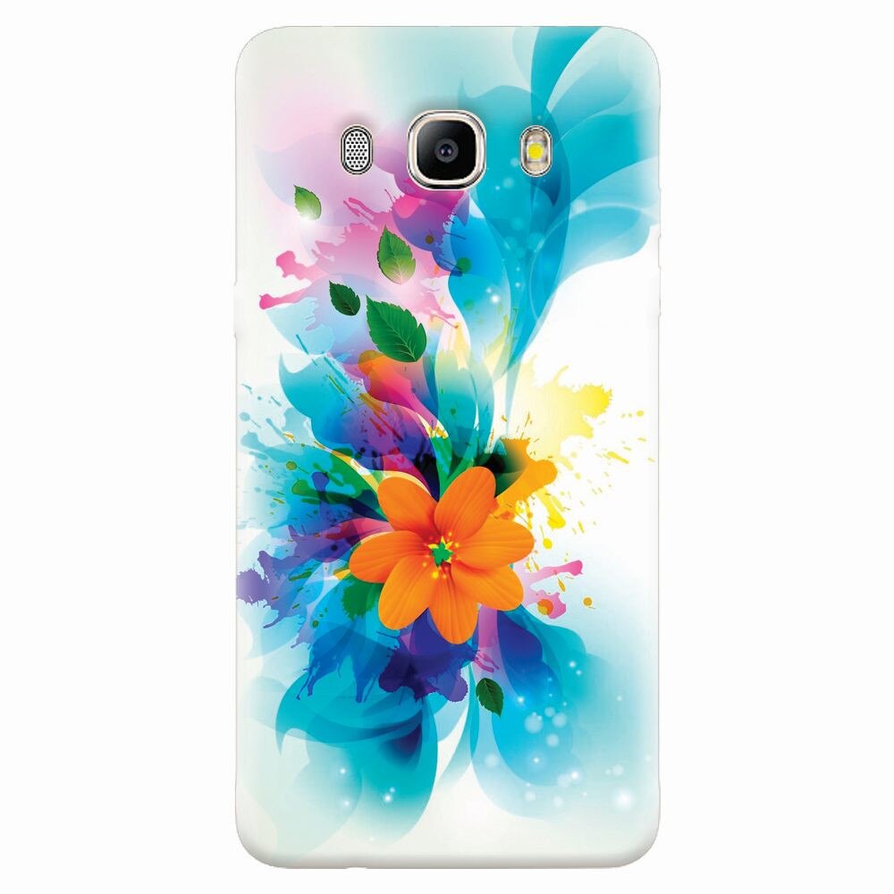 Husa silicon pentru Samsung Galaxy J7 2016, Flower 011
