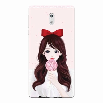 Husa silicon pentru Nokia 3, Girly 001 Husa silicon pentru Nokia 3, Girly 001