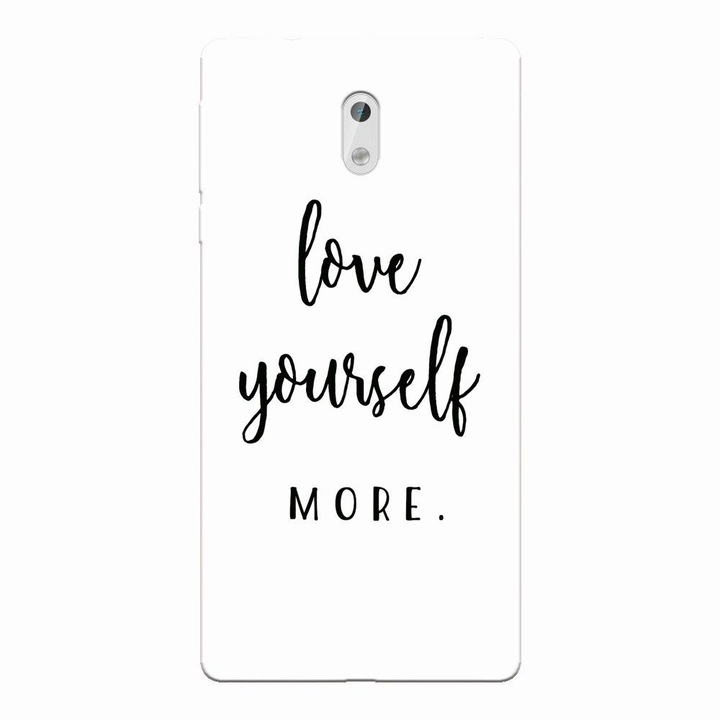 Силиконов кейс за Nokia 3, Love Yourself More