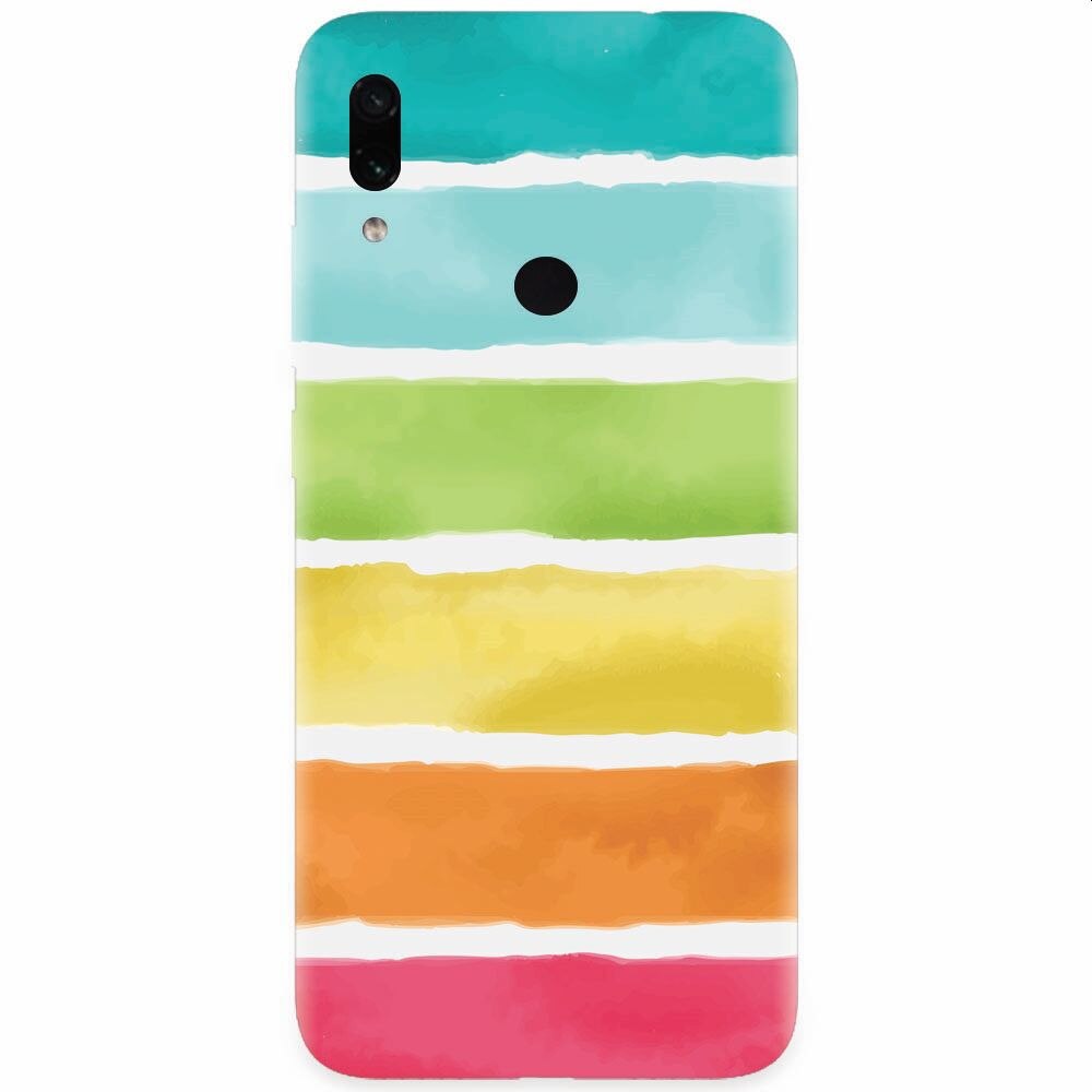 Husa silicon pentru Xiaomi Redmi Note 7, Watercolors