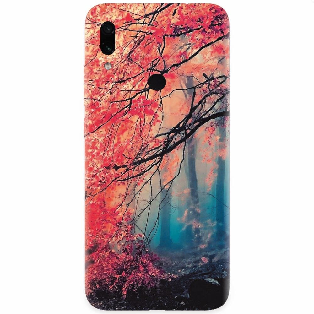 Husa silicon pentru Xiaomi Redmi Note 7, Morning Fog Inest Nature