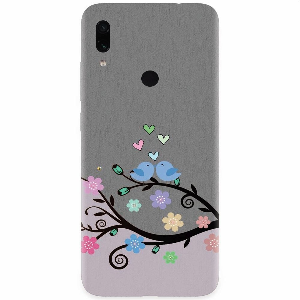 Husa silicon pentru Xiaomi Redmi Note 7, Bird Love