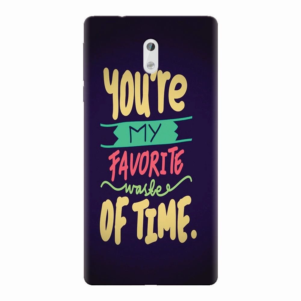 Husa silicon pentru Nokia 3, My Favorite Waste Of Time