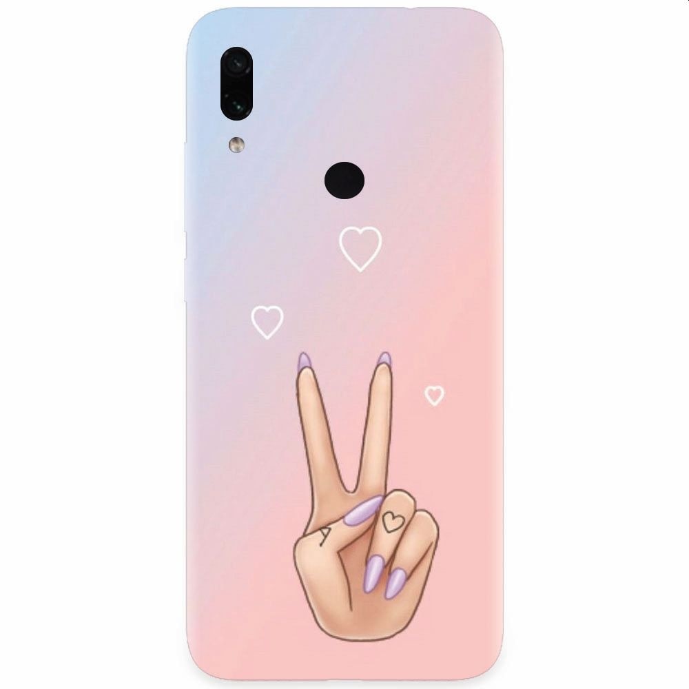 Husa silicon pentru Xiaomi Redmi Note 7, Victory Love
