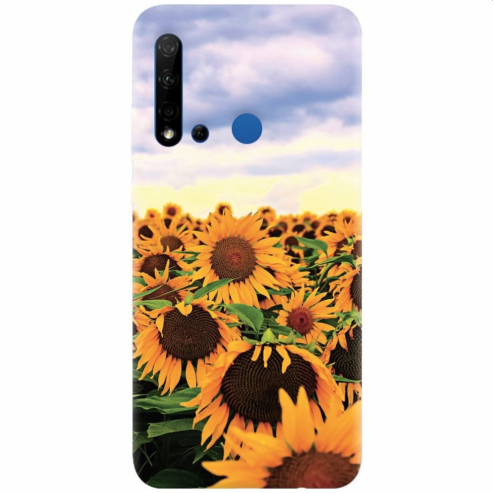 Husa silicon pentru Huawei P20 Lite (2019), Sunflowers