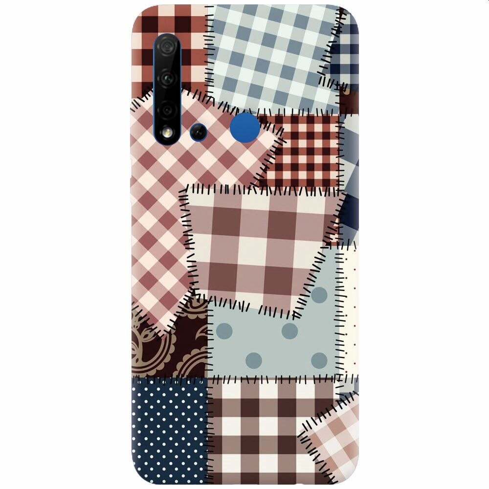 Husa silicon pentru Huawei P20 Lite (2019), Patchwork Vector