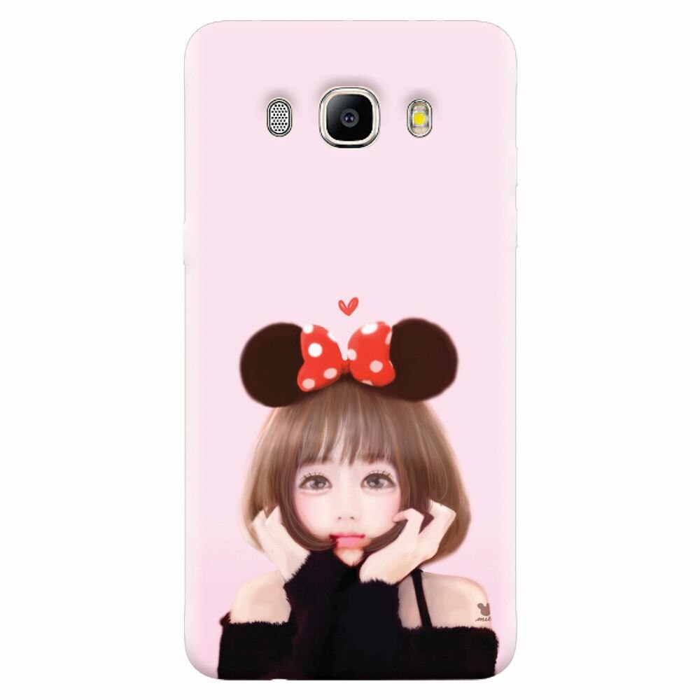 Husa silicon pentru Samsung Galaxy J7 2016, Girly 002