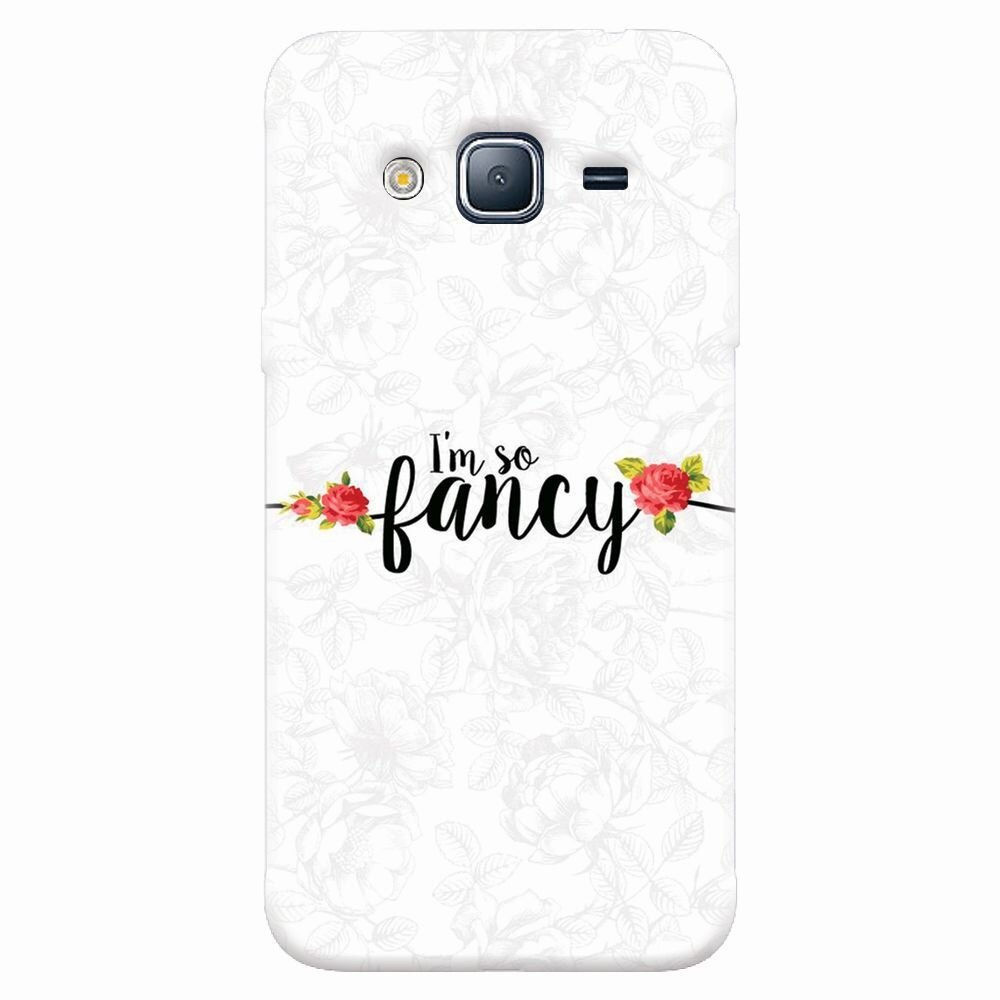 Husa silicon pentru Samsung Galaxy J7 2015, Im So Fancy Floral