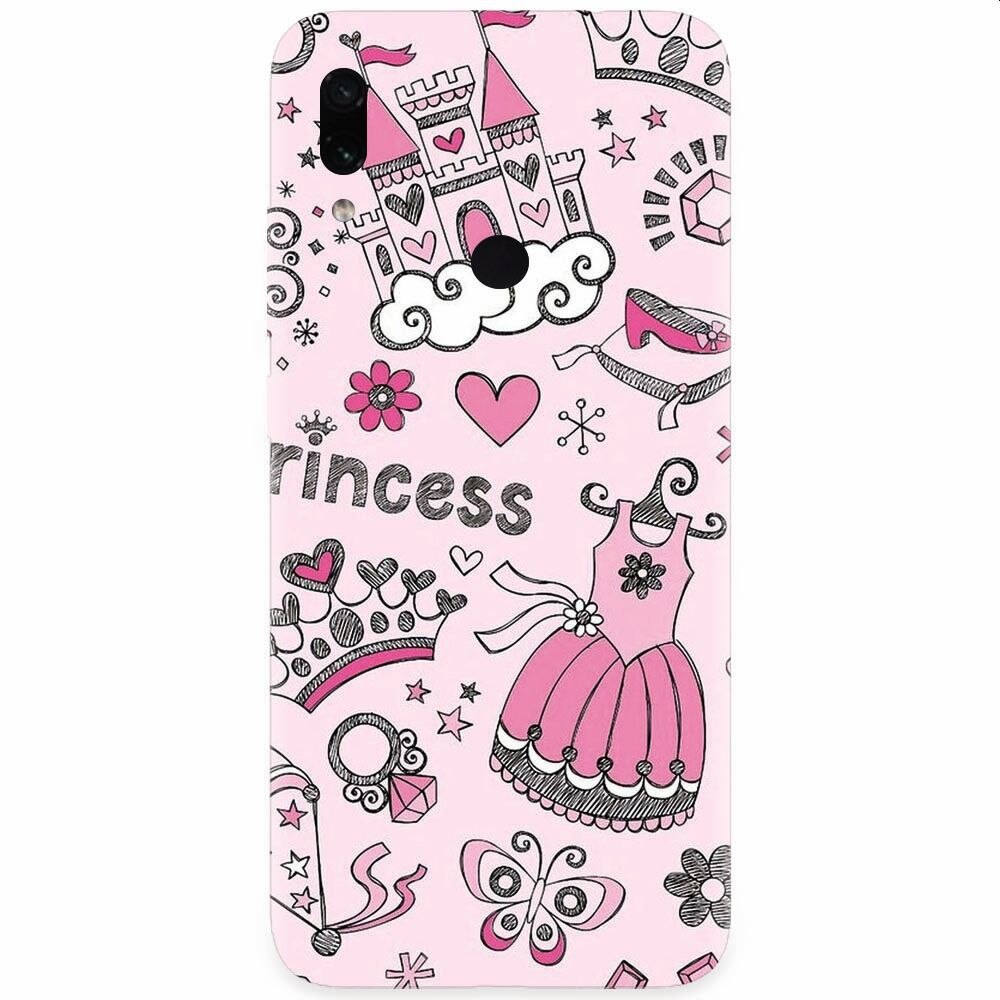 Husa silicon pentru Xiaomi Redmi Note 7, Princess