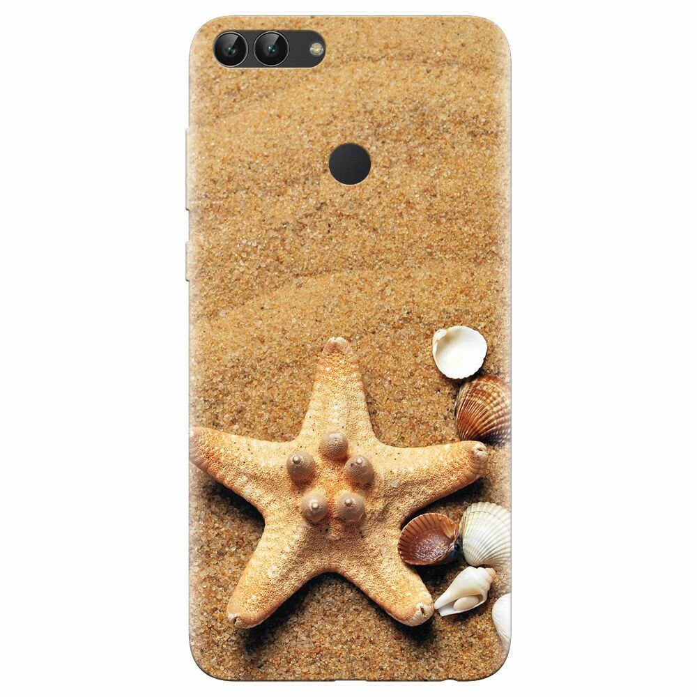 Husa silicon pentru Huawei P Smart, Sea Shells