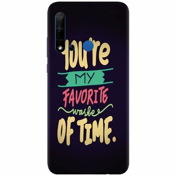 Husa silicon pentru Huawei P20 Lite (2019), My Favorite Waste Of Time Husa silicon pentru Huawei P20 Lite (2019), My Favorite Waste Of Time