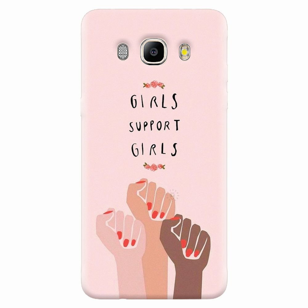 Husa silicon pentru Samsung Galaxy J7 2016, Girls Supportgirls