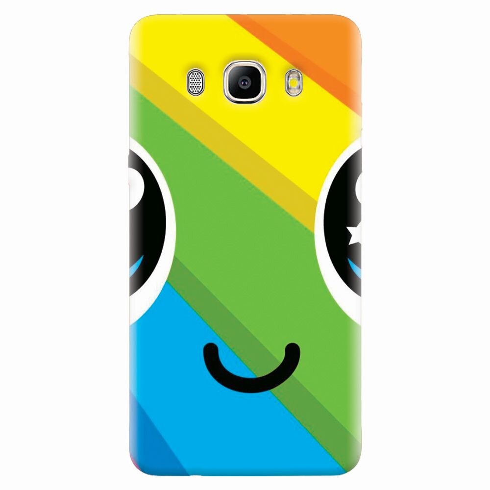 Husa silicon pentru Samsung Galaxy J7 2016, Happy Face