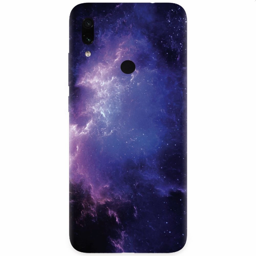 Husa silicon pentru Xiaomi Redmi Note 7, Purple Space Nebula