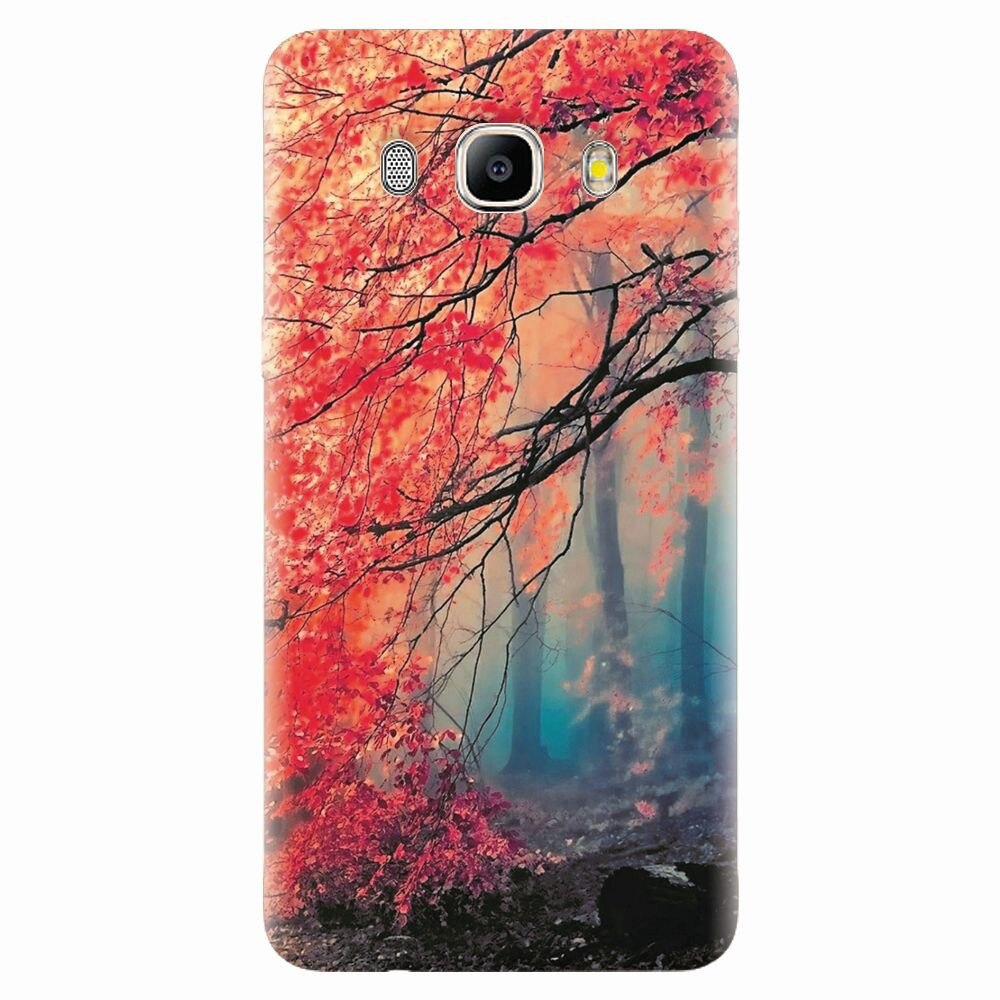Husa silicon pentru Samsung Galaxy J7 2016, Morning Fog Inest Nature