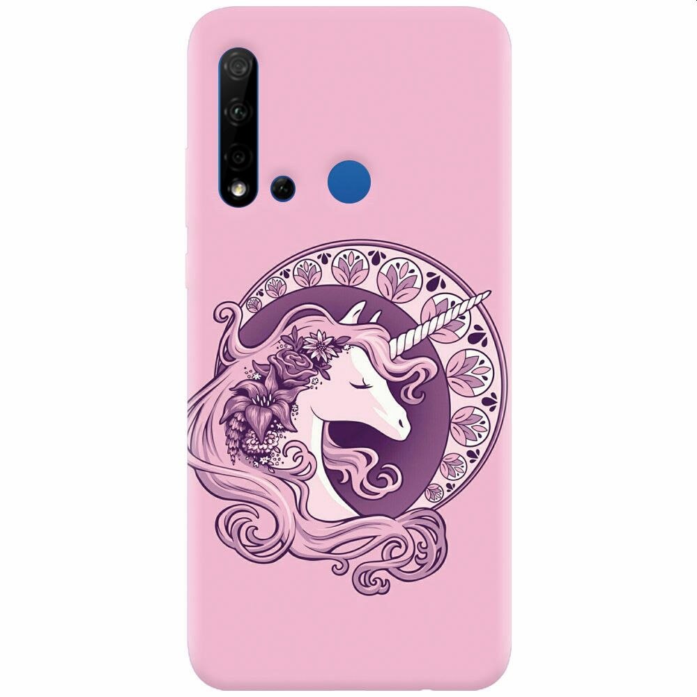 Husa silicon pentru Huawei P20 Lite (2019), Purple Unicorn