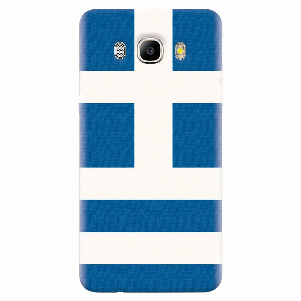 Husa silicon pentru Samsung Galaxy J7 2016, Greece Flag