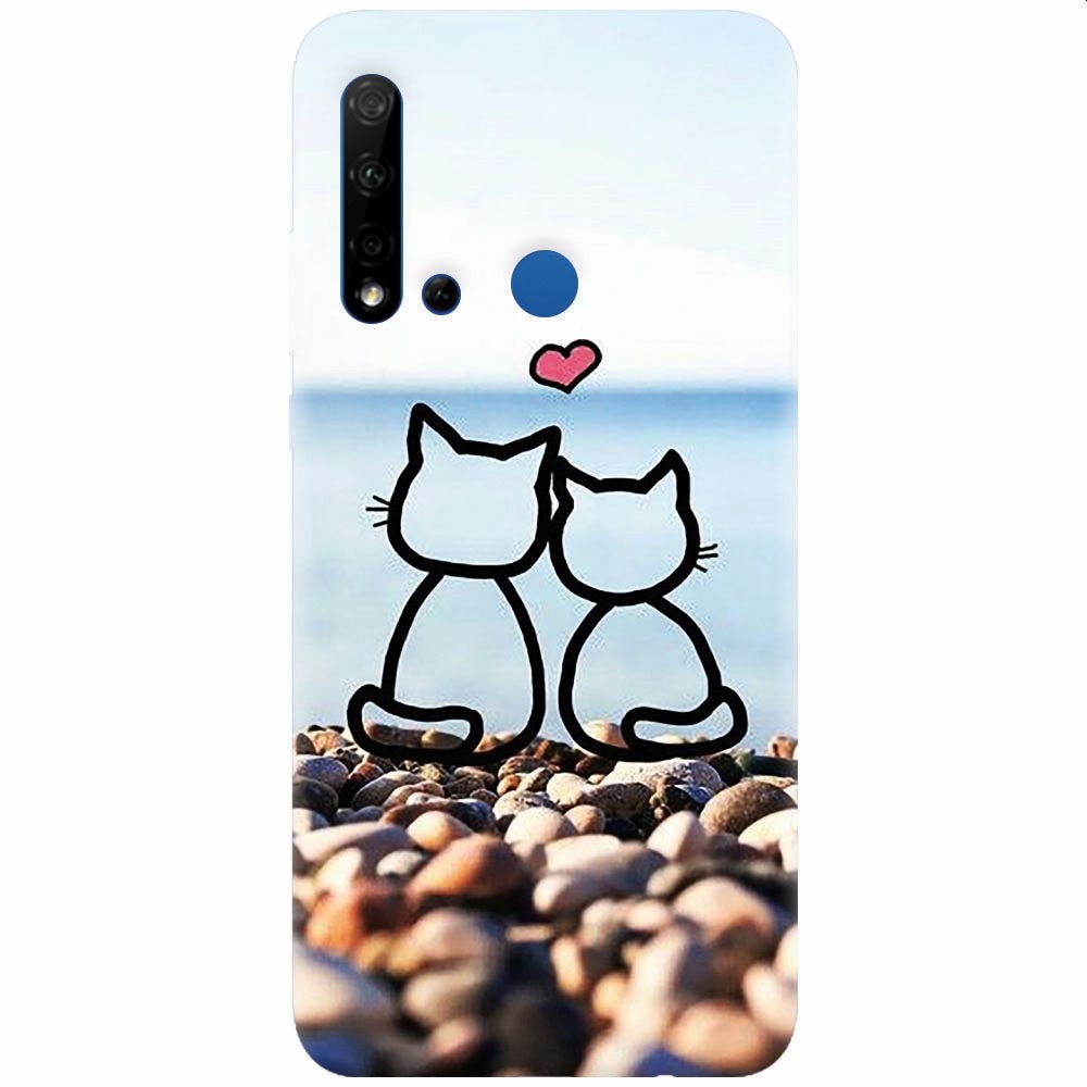 Husa silicon pentru Huawei P20 Lite (2019), In Love Cats