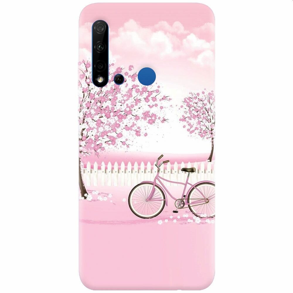 Husa silicon pentru Huawei P20 Lite (2019), Pink Spring