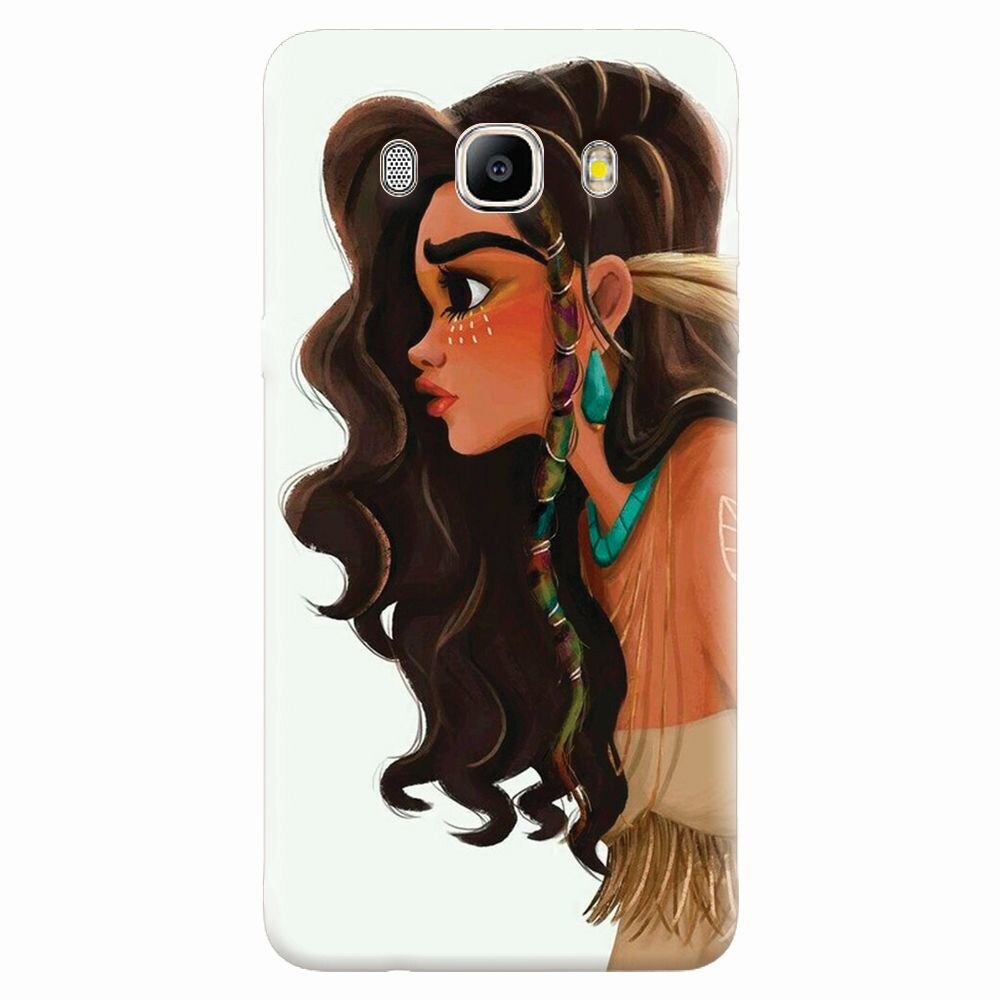 Husa silicon pentru Samsung Galaxy J7 2016, Indian Girl