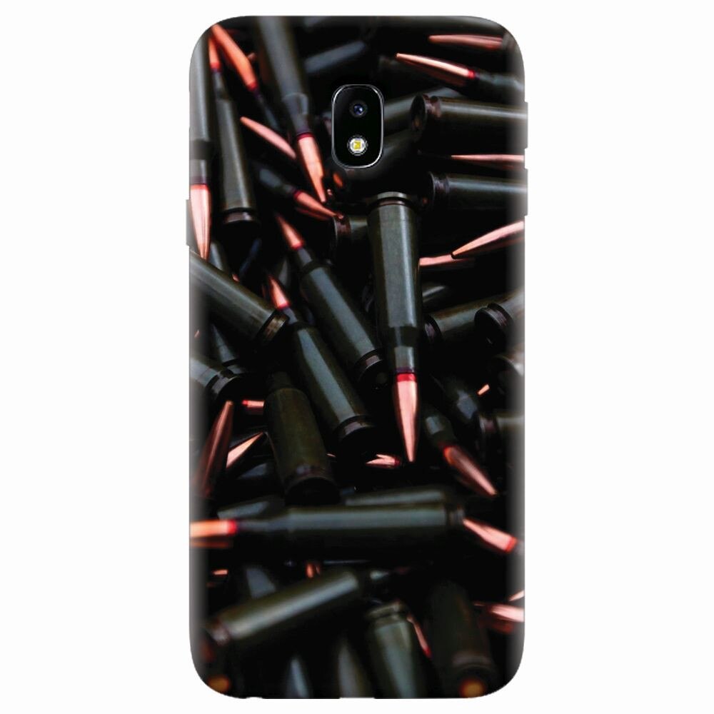 Husa silicon pentru Samsung Galaxy J7 2017, Ammunition Bullets