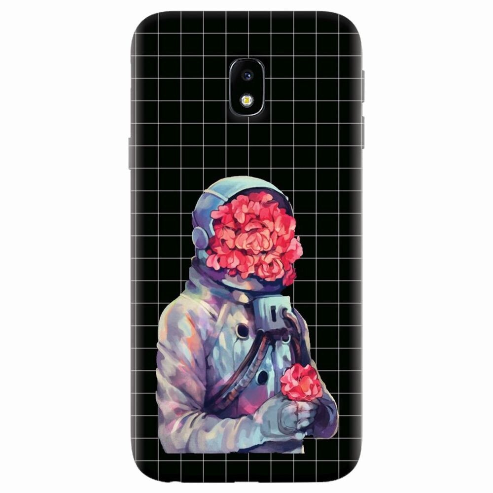 Husa silicon pentru Samsung Galaxy J7 Pro 2017, Astronaut Love